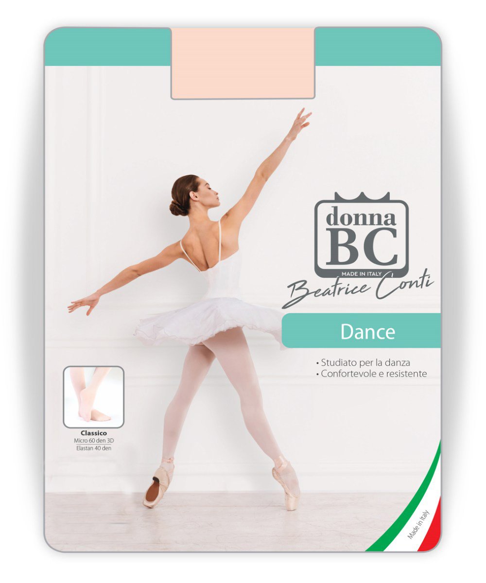 4paia Collant Dance velato 40 Den Micro 60 Den 3D Donna CALZE BC
