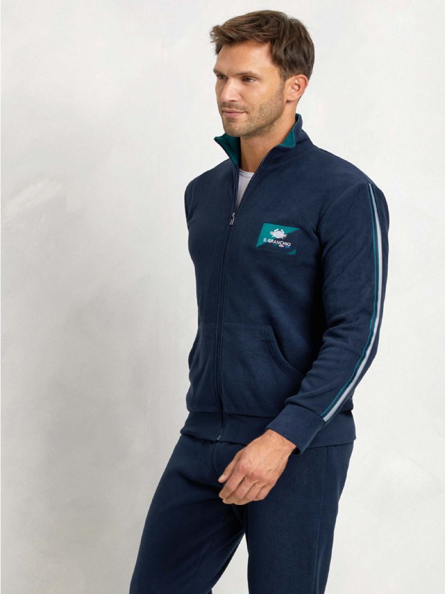 Tuta da uomo full zip in pile GA2022 IL GRANCHIO